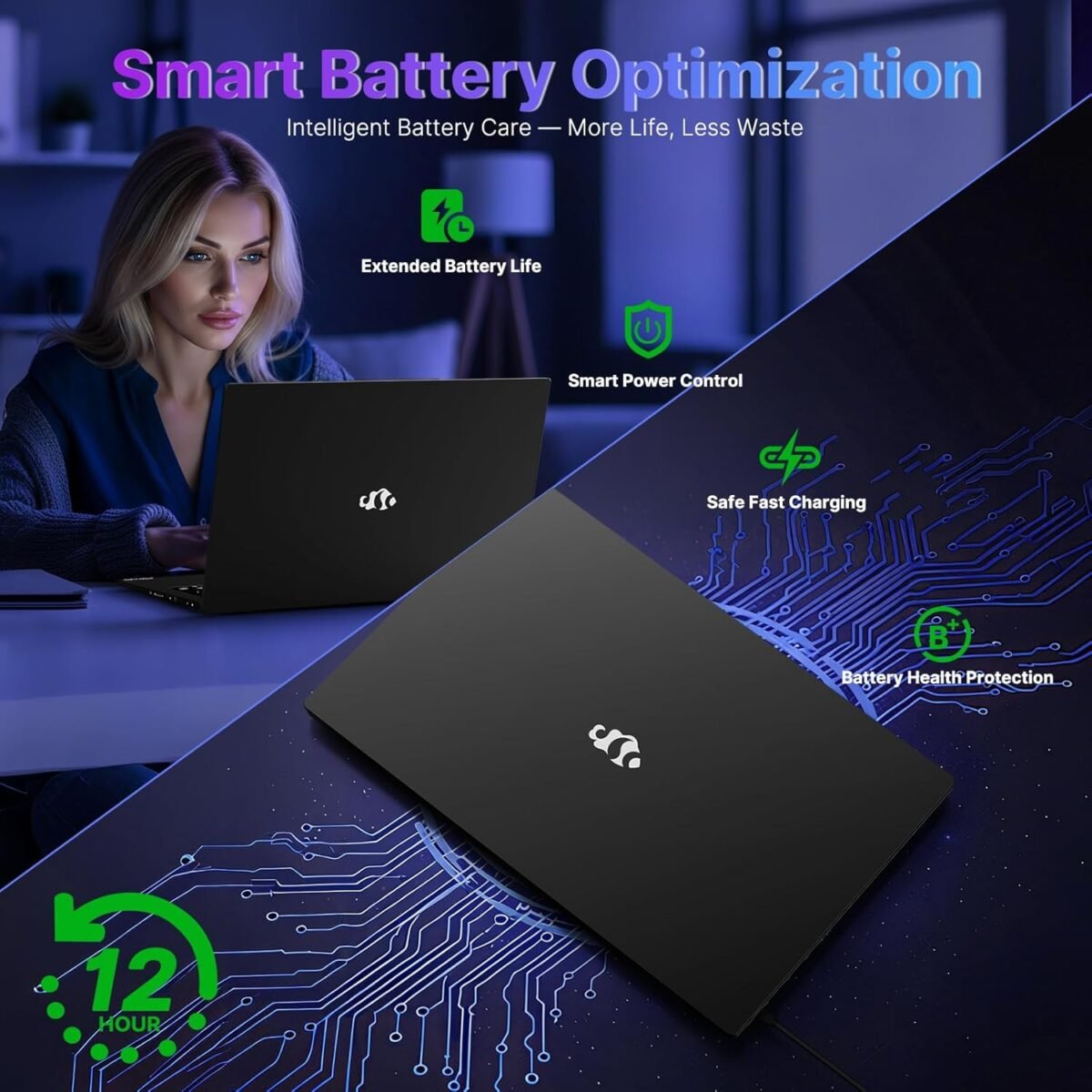 17.3” Gaming-Laptop, AI 9 8945HS (>i9-13900H), 32GB RAM 1TB SSD,USB-C 4.0 AI Copilot Ready, VR Support, 100W PD Fast Charge, Backlit Keyboard, Fingerprint Unlock, for Gaming/Student/Office/Business - Image 7