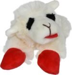 Multipet Lamb Chop Dog Plush Toy - Squeaky Toy for All Dogs - Extra Soft Plush - Stuffed Animal Dog Toy for Cuddling & Playing - Cute Pet Toy (6", Cream) - Image 5