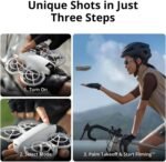 DJI Neo, Mini Drone with 4K UHD Camera for Adults, 135g Self Flying Drone that Follows You, Palm Takeoff, Subject Tracking, QuickShots, Stabilized Video, Built-In Propeller Guard (Controller-Free) - Image 3