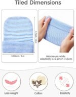 Geyoga Newborn Girl Boy Hat Newborn Beanie Stripes Hat Toddler Soft Caps Infant Cotton Knit Caps for Baby 0-6 Months - Image 5