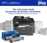 Brother MFC-L2820DW Wireless Compact Monochrome All-in-One Laser Printer with Copy, Scan and Fax, Duplex, Black & White | Includes Refresh Subscription Trial(1), Works with Alexa - Image 5