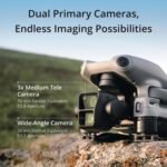 DJI Air 3 (DJI RC-N2), Drone with Medium Tele & Wide-Angle Dual Primary Cameras, 46-Min Max Flight Time, Omnidirectional Obstacle Sensing, 48MP Photos, 4K/60fps HDR, Compliance with FAA Remote ID - Image 3