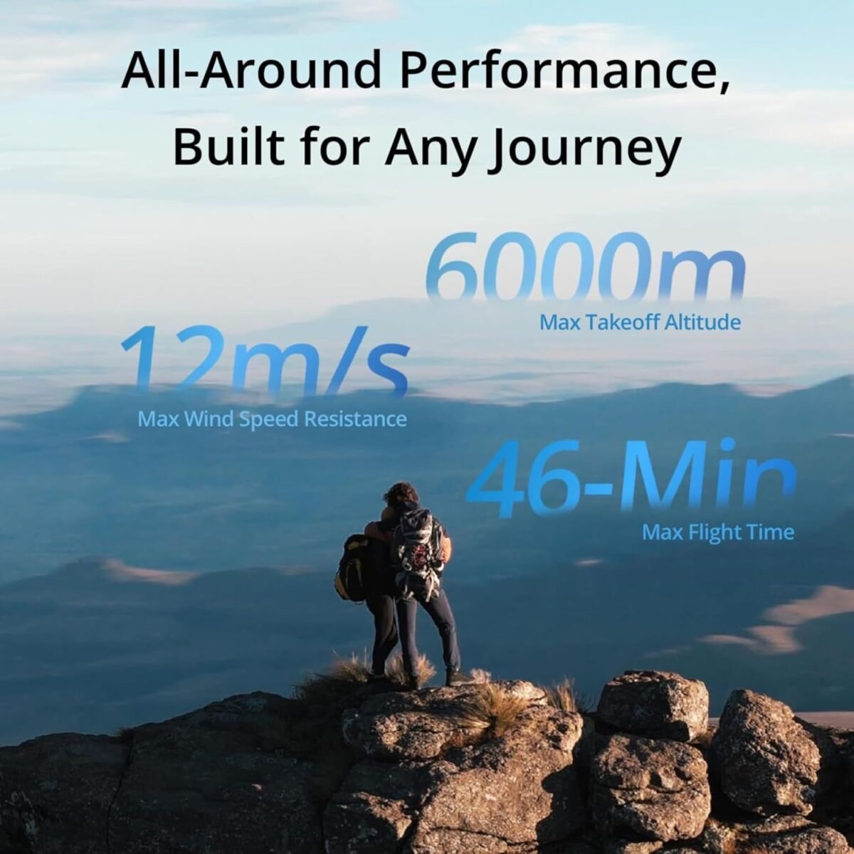 DJI Air 3 (DJI RC-N2), Drone with Medium Tele & Wide-Angle Dual Primary Cameras, 46-Min Max Flight Time, Omnidirectional Obstacle Sensing, 48MP Photos, 4K/60fps HDR, Compliance with FAA Remote ID - Image 4