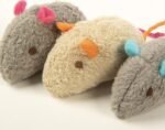 SmartyKat (3 Count) Skitter Critters Catnip Cat Toys - Gray/Cream, 3 Count - Image 3
