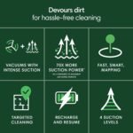 iRobot Roomba 105 Vac Robot Vacuum - Easy to use, Intense Power-Lifting Suction, LiDAR Navigation, Multi-Surface Cleaning, Cleans in Neat Rows, Self-Charging - Image 3