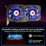 RTX 2060 Super 8GB Graphics Card 256Bit GDDR6 Video Card with Ray Tracing, Dual Fans, PCI Express x 16 3.0 HDMI Display Port DVI, Supports Up to 8K for Office Creative Work PC Gaming - Image 5