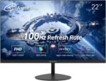 22 inch Class Thin Full HD (1920 x 1080p) Computer Monitor, 100Hz Refresh Rate, 99% sRGB, 3-Sided Frameless, Ultra Slim, VESA, LowBlue Mode, Tilt Adjust, HDMI *1, VGA*1 - Image 2