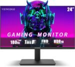 24 Inch Gaming Monitor with 180Hz, VA 1ms, FHD 1080p and HDR 10 PC Computer Monitor with 100% sRGB, Bluelight Filter, 2 HDMI & 1 DP Port, Support Freesync and Wall Mounted - Image 2