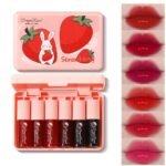 6 Colors Lip Tint Stain Set, Korean Velvet Watery Lip Stain Moisturizing Mini Liquid Lipstick, Multi-use Lip and Cheek Tint, Long lasting Non-Stick Cup Waterproof, Lip Color Makeup - Image 2