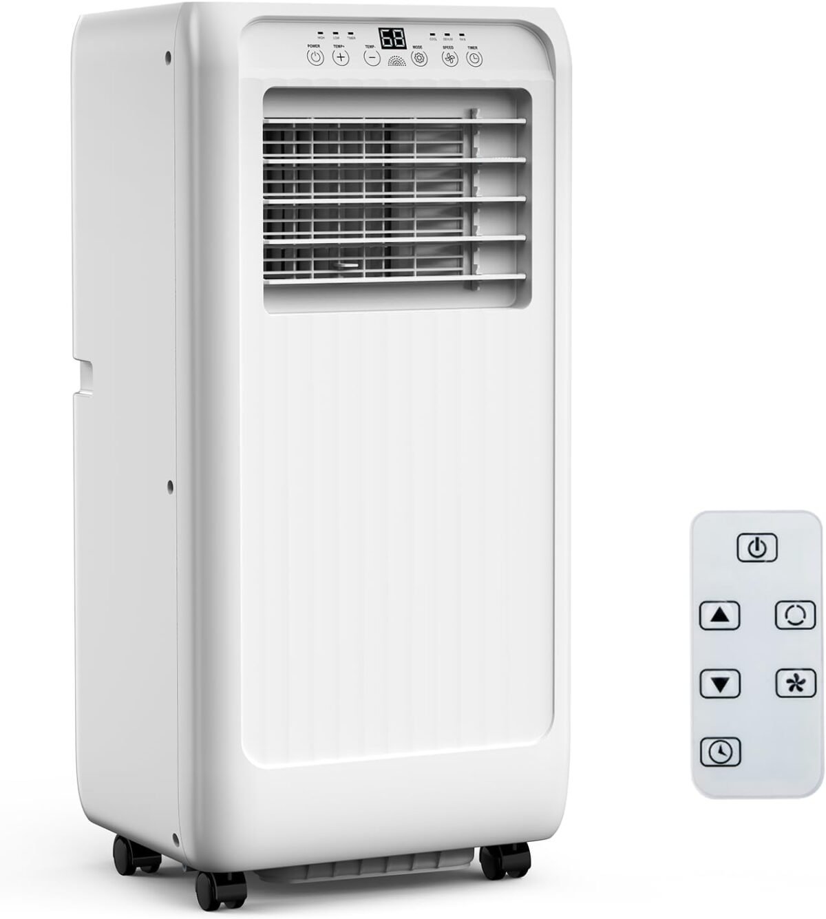 8,000 BTUs Portable Air Conditioner, 3-In-1 Quiet Room AC, High Efficiency, Portable AC Unit With Fast Cooling/Energy Saving/Remote Control 24H Timer, Cools Up to 350 Sq. Ft. - Image 2