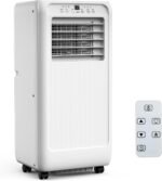 8,000 BTUs Portable Air Conditioner, 3-In-1 Quiet Room AC, High Efficiency, Portable AC Unit With Fast Cooling/Energy Saving/Remote Control 24H Timer, Cools Up to 350 Sq. Ft. - Image 2