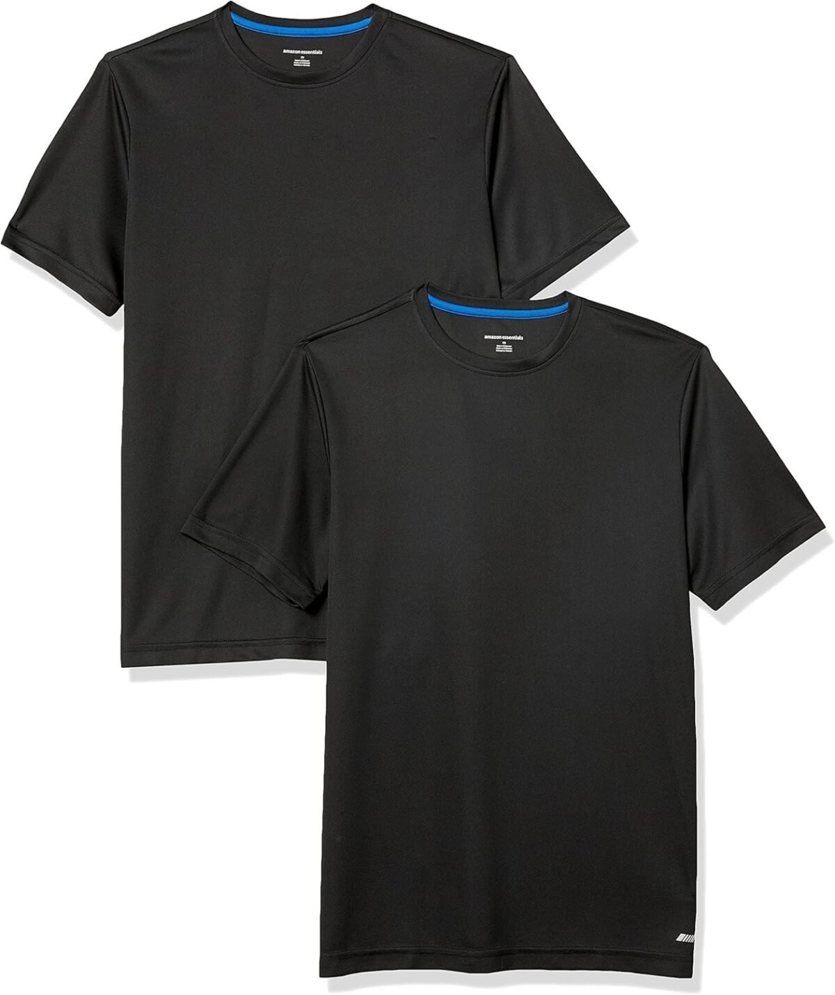 Amazon Essentials T-Shirts for Men, Active Performance Tech, Available in Big & Tall, Pack of 2 - Image 2