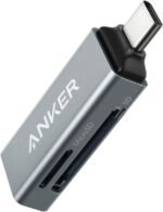 Anker SD Card Reader, 2-in-1 USB C Memory Card Reader for Digital Camera SD Card Viewer with Dual Slot for SDXC, SDHC, SD, MMC, RS-MMC, Micro SDXC,MicroSD, Micro SDHC Card, and UHS-I Cards - Image 2