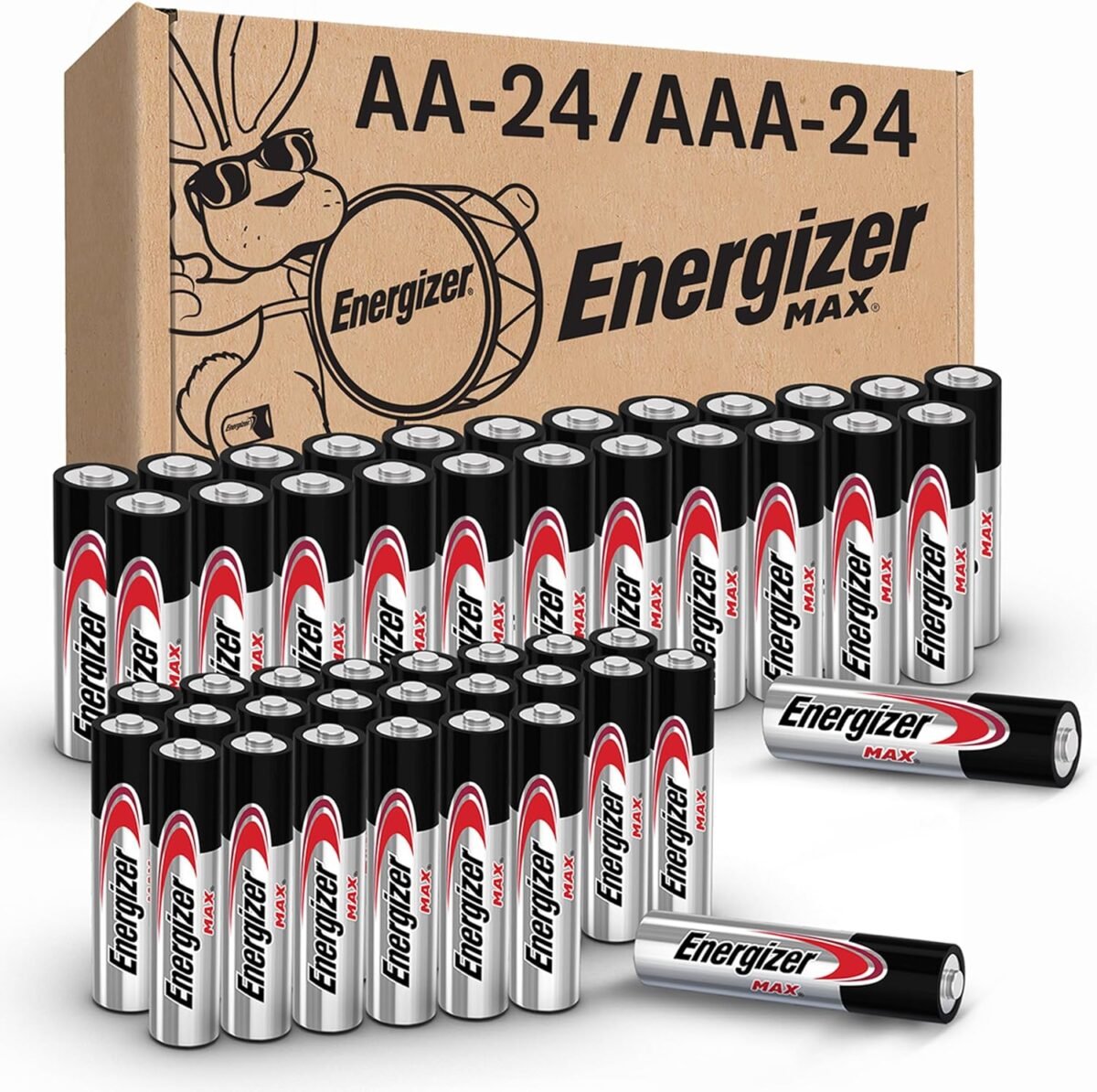 Energizer AA and AAA Batteries, 48 Count, Combo Pack Contains 24 Max Double A and 24 Max Triple A Batteries - Image 2