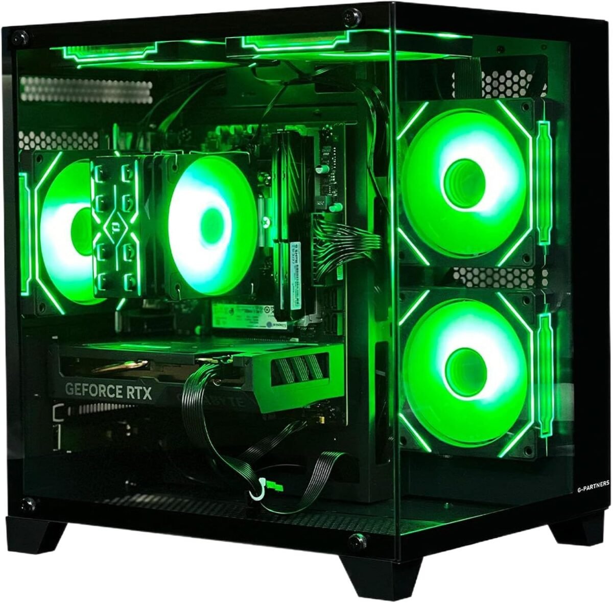 Gaming PC Desktop Computer,Intel Core i5 14400F Gaming Computer RTX 4060,32GB DDR4 RAM 1TB SSD,ARGB Fan,Prebuilt Gaming PC Tower for Office - Image 2