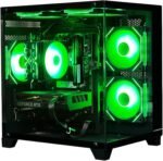 Gaming PC Desktop Computer,Intel Core i5 14400F Gaming Computer RTX 4060,32GB DDR4 RAM 1TB SSD,ARGB Fan,Prebuilt Gaming PC Tower for Office - Image 2