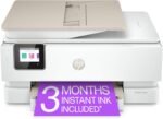 HP ENVY Inspire 7955e Wireless Color Inkjet Printer, Print, scan, copy, Easy setup, Mobile printing, Best-for home, 3 month Instant Ink trial included, White - Image 2