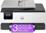 HP OfficeJet Pro 8125e Wireless All-in-One Color Inkjet Printer, Print, scan, Copy, ADF, Duplex Printing, Home & Office, 3 Months of Instant Ink Included (405T6A) - Image 2