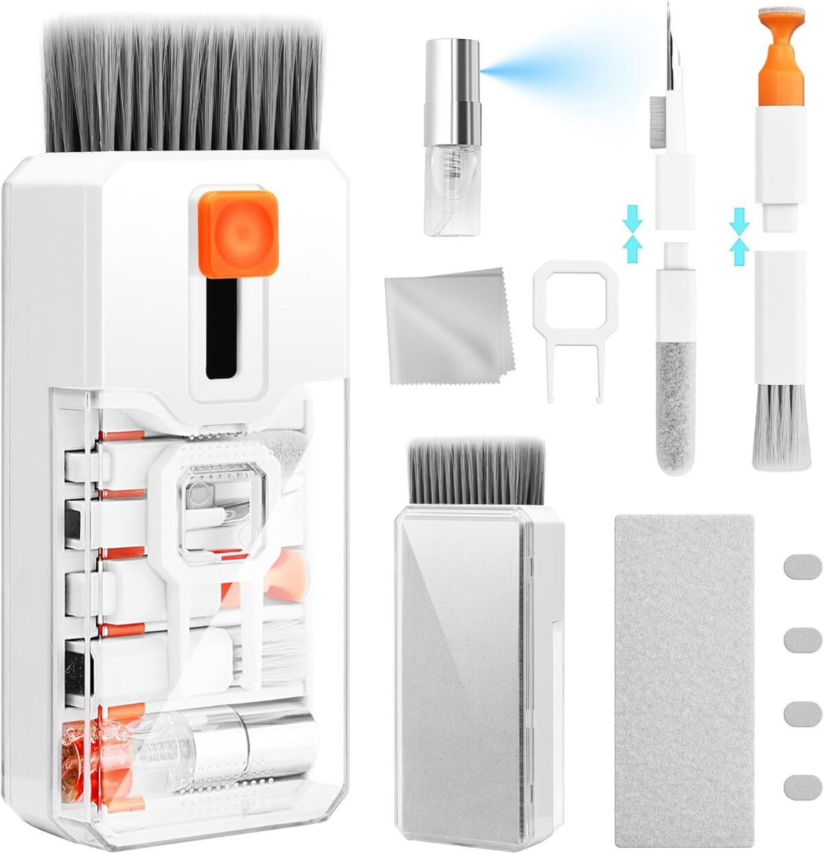 Keyboard Cleaning Kit Laptop Cleaner, 10-in-1 Computer Screen Cleaning Brush Tool, Multi-Function PC Electronic Cleaner Kit Spray for iPad iPhone Pro, Earbuds, Camera Monitor, All-in-one with Patent - Image 2