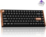 Keychron K2 HE Rapid Trigger Wireless Custom Mechanical Keyboard with Hall Effect Gateron Double-Rail Magnetic Switch, QMK 2.4 GHz Bluetooth 5.2 RGB Compatible with Mac Windows Linux (Aluminum + Wood) - Image 2
