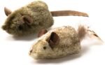 OurPet's Play-N-Squeak Twice the Mice Cat Toy, 2pc (Interactive Catnip Toy, Real Mouse Electronic Sound) - Image 2