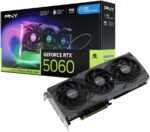 PNY NVIDIA GeForce RTX™ 5060 8GB ARGB Overclocked Triple Fan Graphics Card (DLSS 4, PCIe® 5.0, HDMI®/DP 2.1, 2-Slot, Epic-X™ RGB Lighting) - Image 2