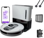 Shark AI Ultra Voice Control Robot Vacuum with Matrix Clean Navigation, Home Mapping, 60-Day Capacity, XL Self-Empty Base for Homes with Pets, Carpet & Hard Floors, Cool Grey - Image 2