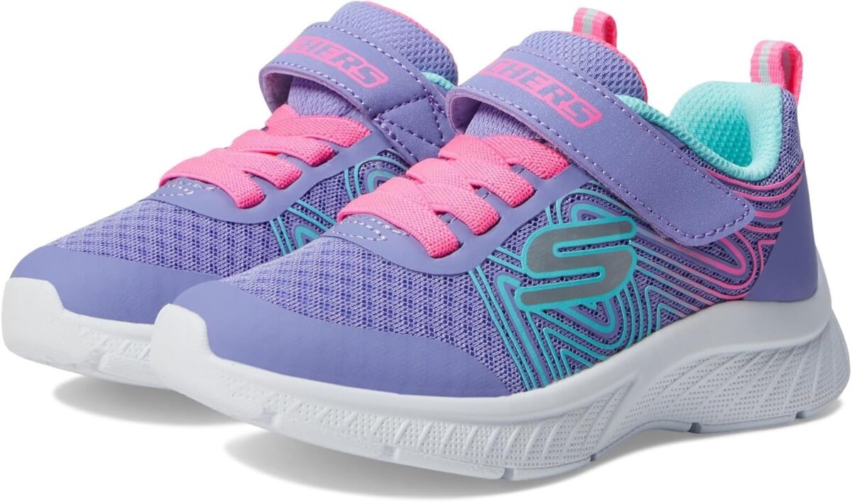 Skechers Unisex-child Microspec Plus - Swirl Sweet Sneaker - Image 2