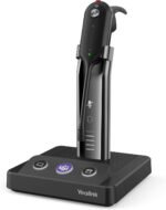Yealink Wireless DECT Headset WH63,Teams Certified,Single Ear Office Headset for Desk Phone and Computer Softphone,Noise Cancelling Mic,Compatible Polycom Grandstream IP Phone - Image 2