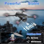 4K GPS Drone with Camera for Adults with 4.5” HD Screen Controller, Brushless Motor, Includes SD Card, 60-Min Flight Time, Auto Return, Follow Me, Under 249g, Beginner-Friendly, Great Gift - Image 5