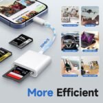 (Apple MFi Certified) Lightning to SD Card Camera Reader for iPhone,Trail Camera Viewer SD Memory Card Reader Adapter Compatible with iPhone 14/13/12/11/XS/XR/X/8/7/iPad,Plug and Play - Image 8
