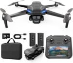4K GPS Drone with Camera for Adults with 4.5” HD Screen Controller, Brushless Motor, Includes SD Card, 60-Min Flight Time, Auto Return, Follow Me, Under 249g, Beginner-Friendly, Great Gift - Image 2