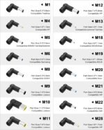 90W Universal AC Adapter Laptop Charger Compatible with Dell HP Acer Asus Lenovo IBM Sony Fujitsu Gateway Notebook Ultrabook Chromebook Power Supply Cord with 16 Tips - Image 3