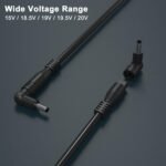 90W Universal AC Adapter Laptop Charger Compatible with Dell HP Acer Asus Lenovo IBM Sony Fujitsu Gateway Notebook Ultrabook Chromebook Power Supply Cord with 16 Tips - Image 4