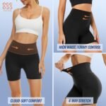 3 Pack High Waisted Biker Shorts for Women – 3"/ 5"/ 8" Black Workout Yoga Compression Novelty Shorts for Running - Image 6