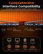 2025 AMD Gaming Laptop, 16 inch Laptop Computer with AMD Ryzen 7 5825 Series(8C/16T, Up to 4.5GHz), 16GB RAM 512GB NVMe SSD Laptop, Radeon RX Vega 8 Graphics, WiFi-6, Backlit KB, HDMI - Image 7