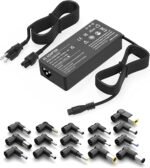 90W Universal AC Adapter Laptop Charger Compatible with Dell HP Acer Asus Lenovo IBM Sony Fujitsu Gateway Notebook Ultrabook Chromebook Power Supply Cord with 16 Tips - Image 2